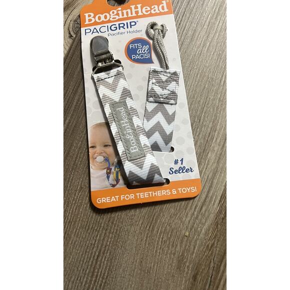 BooginHead PaciGrip Pacifier Clip Chevron Style PG-CHEV Sealed - Picture 5 of 6
